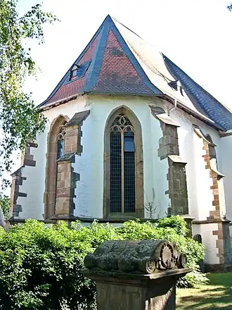 Chor der Kirche, von Nordosten