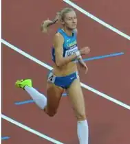 Hanna Ryschykowa, frühere Hanna Jaroschtschuk, kam auf den siebten Platz