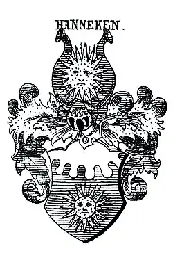 Wappen derer von Hanneken
