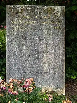 Hans Rudolf Guggisberg (1930–1996) Historiker, Grab auf dem Friedhof Wolfgottesacker, Basel