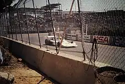 Harald Ertl im 308D; Long Beach, 1976