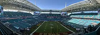 Das Hard Rock Stadium am 2. Februar 2020 beim Super Bowl LIV