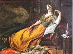 Haremde Goethe, 1898/1917, İstanbul Resim ve Heykel Müzesi (Staatliches Museum für Malerei und Skulptur Istanbul)