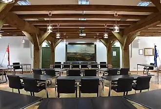 Ratssaal im 1. Obergeschoss