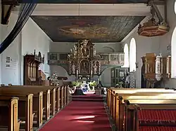 Inneres der Kirche nach Osten