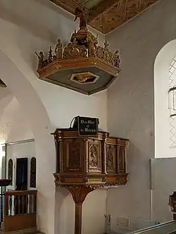 Kanzel mit Schalldeckel (1643)