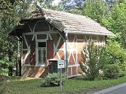 Häuschen am nordwestlichen Rand des Hasenwäldchens (heute vor der Wohnanlage)