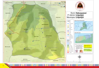 Der Suco Hatuquessi liegt im Nordwesten des Verwaltungsamts Liquiçá.