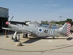 Eine P-51D Mustang der 101. Staffel, ebenfalls aus der Anfangszeit der Israelischen Luftwaffe