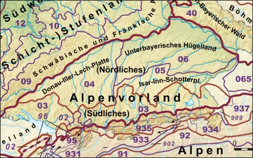 Donau-Iller-Lech-Platte (Alpenvorland und Alpen)