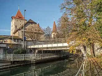 Brücke über die Alte Zihl in Nidau