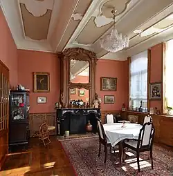 Zimmer mit originaler Rokoko-Ausstattung