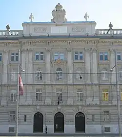 Haus der Industrie Wien, Fassade Stotzinger Stein 1909