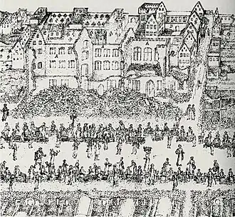 … und die Ruinen nach 1689