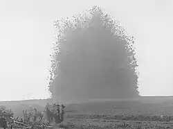 Explosion der Hawthorn-Ridge-Mine bei Beaumont-Hamel am 1. Juli 1916
