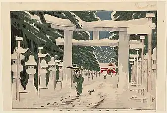 Schnee am Tōshōgū[2]