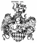 Stammwappen der Hefner von 1583 in Siebmachers Wappenbuch
