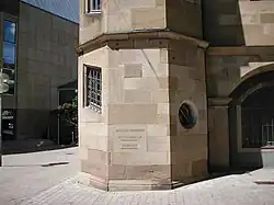 Hochwassermarken am Fleischhaus