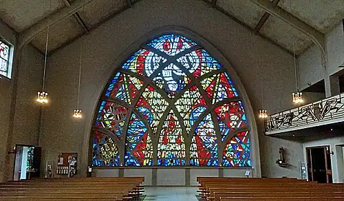 Blick vom Altar Richtung Haupteingang