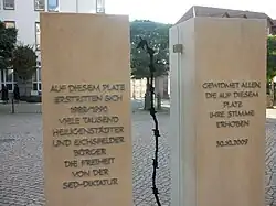 Einheitsdenkmal Rückseite