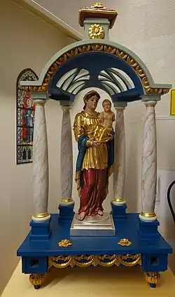 Marienstatue aus der Kirche St. Nepomuk in Parabutsch