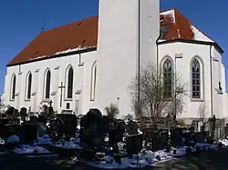 Burgus Heimenkirch, heute Kirchplatz/Friedhof
