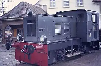 DEL 80 in Normalspur im Sägewerk Hüfingen