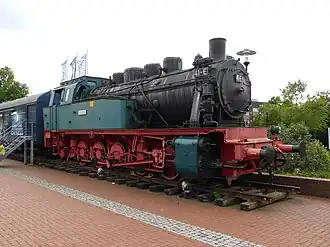 erhaltene Lokomotive in Bochum