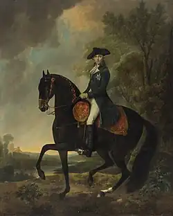 Reiterporträt von Henry, Herzog von Cumberland und Strathearn, gemalt von David Morier um 1765
