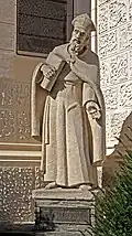 Statue des hl. Hermagoras von Hans Domenig