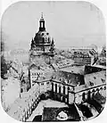 Frauenkirche in Dresden, um 1857