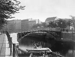 Die Melchiorbrücke anno 1886