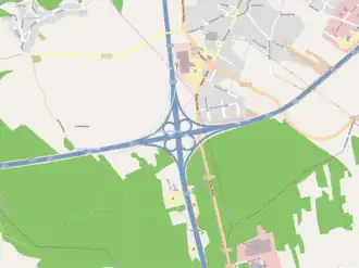 Übersichtskarte Hermsdorfer Kreuz