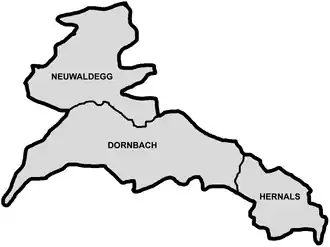 Bezirksteile von Hernals