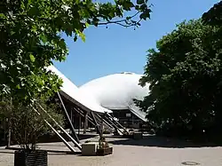 Außenhülle der Multihalle