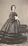 Herzogin Sophie in Bayern. Kabinettfotografie (um 1865)