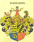Wappen des Herzogtums Württemberg, größter weltlicher Stand