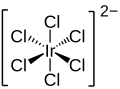 Struktur des Hexachloroiridat(IV)-Ions