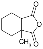Strukturformel von Hexahydromethylphthalsäureanhydrid