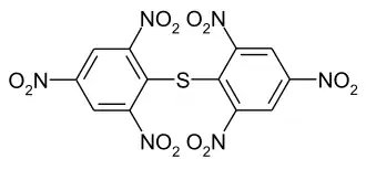 Strukturformel von Pikrylsulfid
