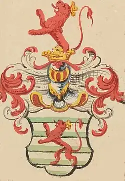 Wappen der Familie Heyden genannt Belderbusch