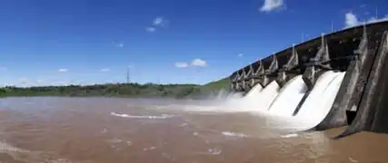 Wasserkraftwerk Acaray bei Ciudad del Este