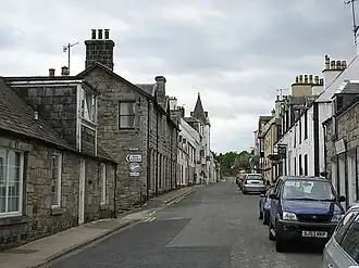Straßenzug in New Galloway