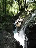 Felsbachschlucht westlich des Crestasees
