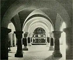 Die Krypta (1911 veröffentlichte Aufnahme)