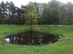 Minenkrater von 1917 bei Caterpillar