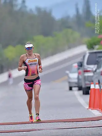 Hillary Biscay bei der Challenge Taiwan, 2013