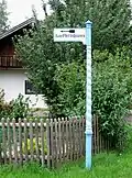 Wegweiser in Jettenhausen