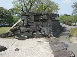 Wallreste am Nordrand