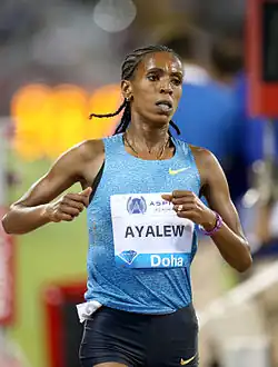 Hiwot Ayalew aus Äthiopien erreichte Platz sechs